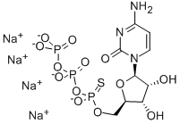 CYTIDINE-5'-O-(1-THIOTRIPHOSPHATE), RP-ISOMER SODIUM SALT Struktur