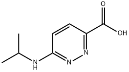 6-(isopropylaMino)pyridazine-3-carboxylic acid Struktur