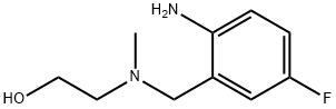 2-[(2-Amino-5-fluorobenzyl)(methyl)amino]-1-ethanol Struktur