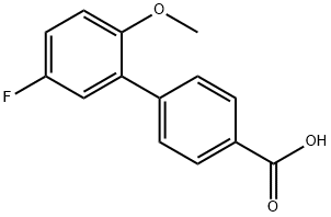 4-(5-Fluoro-2-Methoxyphenyl)benzoic acid Struktur