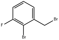 2-Bromo-1-(bromomethyl)-3-fluorobenzene Struktur