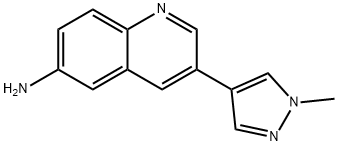 3-(1-Methyl-1H-pyrazol-4-yl)quinolin-6-aMine Struktur