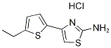 4-(5-ETHYL-THIOPHEN-2-YL)-THIAZOL-2-YLAMINEHYDROCHLORIDE Struktur