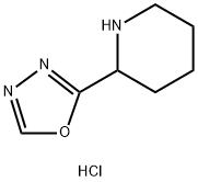 2-[1,3,4]Oxadiazol-2-yl-piperidine hydrochloride Struktur