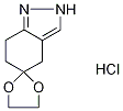 2',4',6',7'-tetrahydrospiro[1,3-dioxolane-2,5'-indazole] hydrochloride Struktur