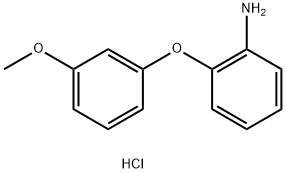 2-(3-Methoxyphenoxy)aniline hydrochloride Struktur