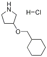 3-(CYCLOHEXYLMETHOXY)PYRROLIDINE HYDROCHLORIDE Struktur