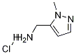 (1-Methyl-1H-pyrazol-5-yl)MethanaMine hydrochloride Struktur