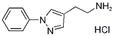 2-(1-Phenyl-1H-pyrazol-4-yl)-ethylaminehydrochloride Struktur