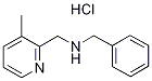 Benzyl-(3-methyl-pyridin-2-ylmethyl)-aminehydrochloride Struktur