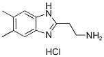 2-(5,6-Dimethyl-1H-benzoimidazol-2-yl)-ethylaminehydrochloride Struktur