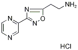 [2-(3-pyrazin-2-yl-1,2,4-oxadiazol-5-yl)ethyl]amine hydrochloride Struktur