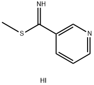 S-Methyl-3-pyridylthioimidate hydroiodide Struktur