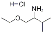 1-ETHOXY-3-METHYL-2-BUTANAMINE HYDROCHLORIDE Struktur