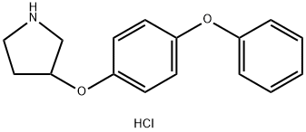 3-(4-PHENOXYPHENOXY)PYRROLIDINE HYDROCHLORIDE Struktur