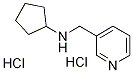 Cyclopentyl-pyridin-3-ylmethyl-aminedihydrochloride Struktur