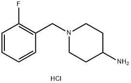 1-(2-fluorobenzyl)piperidin-4-amine dihydrochloride Struktur