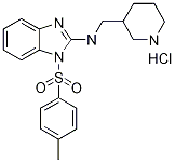 Piperidin-3-ylMethyl-[1-(toluene-4-sulfonyl)-1H-benzoiMidazol-2-yl]-aMine hydrochloride, 98+% C20H25ClN4O2S, MW: 420.96 Struktur