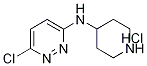 (6-Chloro-pyridazin-3-yl)-piperidin-4-yl-aMine hydrochloride Struktur