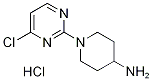 1-(4-Chloro-2-pyriMidinyl)-4-piperidinaMine hydrochloride Struktur