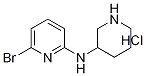 (6-BroMo-pyridin-2-yl)-piperidin-3-yl-aMine hydrochloride, 98+% C10H15ClBrN3, MW: 292.61 Struktur