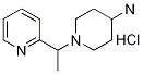 1-(1-(pyridin-2-yl)ethyl)piperidin-4-aMine hydrochloride, 98+% C12H20ClN3, MW: 241.76 Struktur