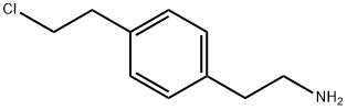 2-(4-(2-chloroethyl)phenyl)ethanamine Struktur