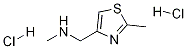 N-Methyl(2-Methylthiazol-4-yl)MethanaMine dihydrochloride Struktur