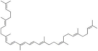 (6E,10E,12E,14E,16E,18E,22Z,26E)-2,6,10,14,19,23,27,31-octamethyldotriaconta-2,6,10,12,14,16,18,22,26,30-decaene Struktur