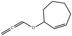 Cycloheptene, 3-(1,2-propadienyloxy)- (9CI) Struktur