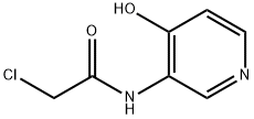 2-Chloro-N-(4-hydroxypyridin-3-yl)acetamide Struktur