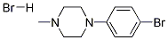 1-(4-Bromophenyl)-4-methylpiperazine Hydrobromide Struktur