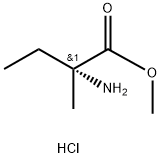 (R)-2-AMINO-2-METHYL-BUTYRIC ACID METHYL ESTER HYDROCHLORIDE Struktur