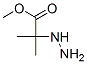 Propanoic acid, 2-hydrazino-2-methyl-, methyl ester (9CI) Struktur