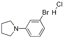 1-(3-Bromophenyl)pyrrolidine, HCl Structure