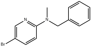 2-(N-Benzyl-N-methylamino)-5-bromopyridine Struktur