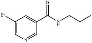 5-Bromo-N-propylnicotinamide Struktur