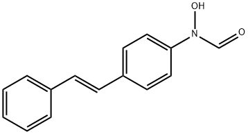 N-FORMYL-N-HYDROXY-TRANS-4-AMINOSTILBENE Struktur