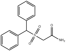 2-[(Diphenylmethyl)sulfonyl] Acetamide Struktur