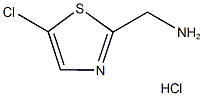 C-(5-Chloro-thiazol-2-yl)-methylamine hydrochloride Struktur