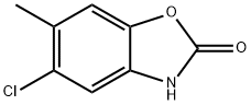 5-CHLORO-6-METHYLBENZO[D]OXAZOL-2(3H)-ONE Struktur