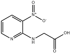 [(3-nitropyridin-2-yl)amino]acetic acid Struktur