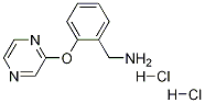 2-(PYRAZIN-2-YLOXY)-BENZYLAMINE 2HCL Struktur