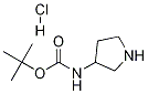 3-(Boc-aMino)pyrrolidine Hydrochloride Struktur