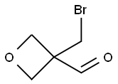 3-(broMoMethyl)oxetane-3-carbaldehyde Struktur