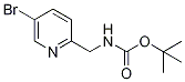 (5-BroMopyridin-2-ylMethyl)carbaMic acid tert-butyl ester Struktur