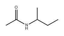 N-(1-Methylpropyl)acetamide Struktur