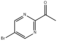 1-(5-bromopyrimidin-2-yl)ethanone Struktur