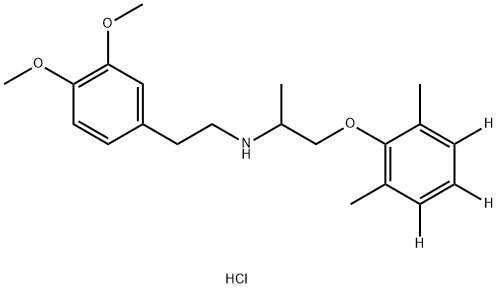 Phenoprolamine-d3 Hydrochloride Struktur