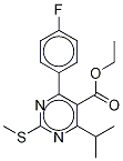 [4-(4-FLUOROPHENYL)-6-(1-METHYLETHYL)-2-(METHYLSULFINYL)-5-PYRIMIDINYL]-ETHYL ESTER-D6 Struktur